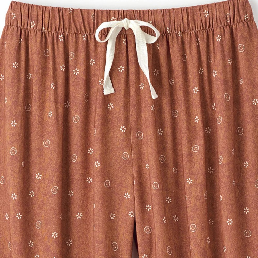 Coldwater Creek Terra Border Print Pants/NWT/SMALL - Picture 3 of 15